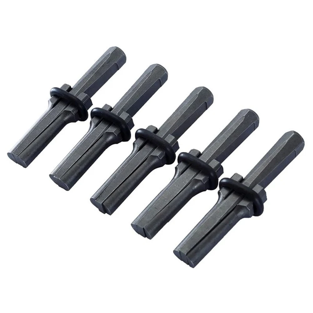 

5Pcs/Set 9/16 Inch Plug Wedges Feather Shims Rock Stone Splitter Hand Tools 14mm For Splitting The Hard Stone Rock Concrete