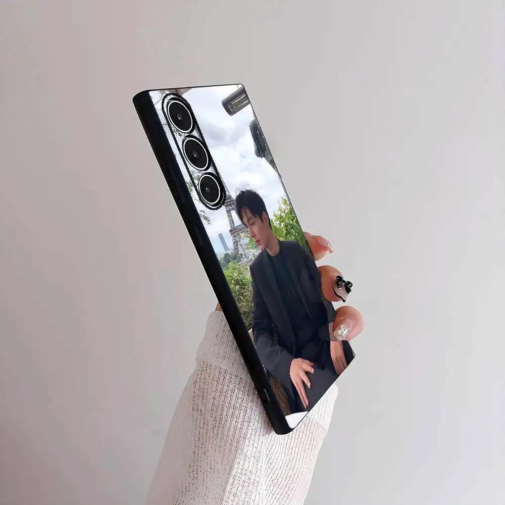 Фото Чехол для телефона Lee Minho Actor для Samsung S Series S21 S22 S23 S24 S25 FE Plus, мягкий и приятный для кожи чехол из ультра ТПУ №4