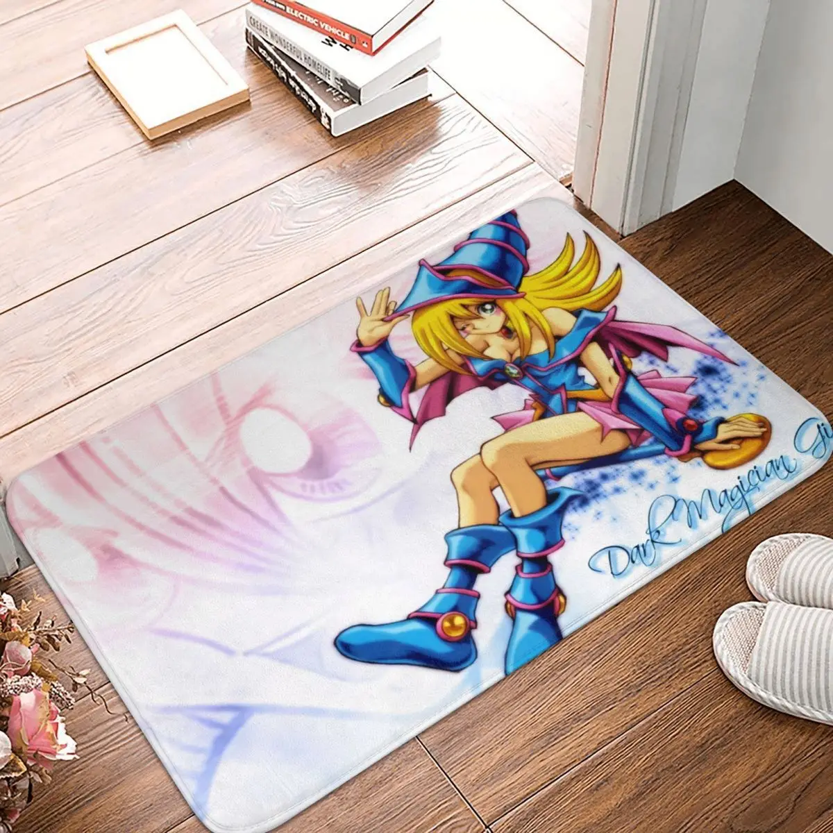 

Противоскользящий дверной коврик YuGiOh с изображением карточной игры, коврик для гостиной, декоративный ковер для спальни с изображением тем...