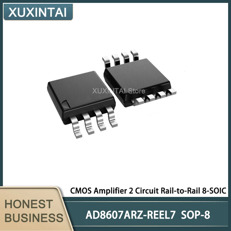 

10Pcs/Lot AD8607ARZ-REEL7 AD8607ARZ CMOS Amplifier 2 Circuit Rail-to-Rail 8-SOIC