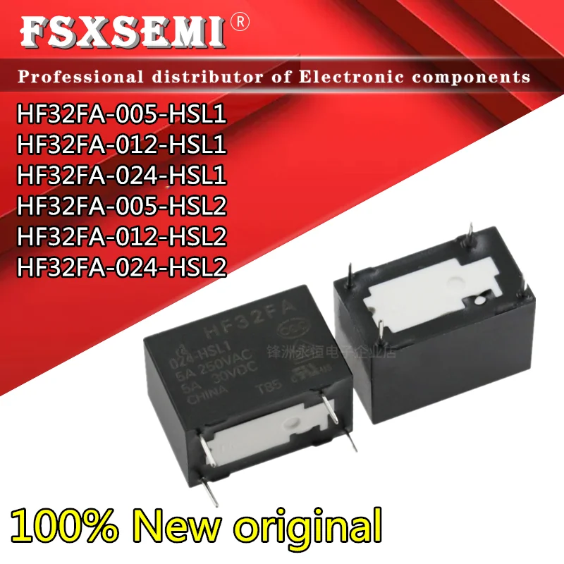 

5pcs HF32FA HF32FA-005-HSL1 HF32FA-012-HSL1 HF32FA-024-HSL1 HF32FA-005-HSL2 HF32FA-012-HSL2 HF32FA-024-HSL2