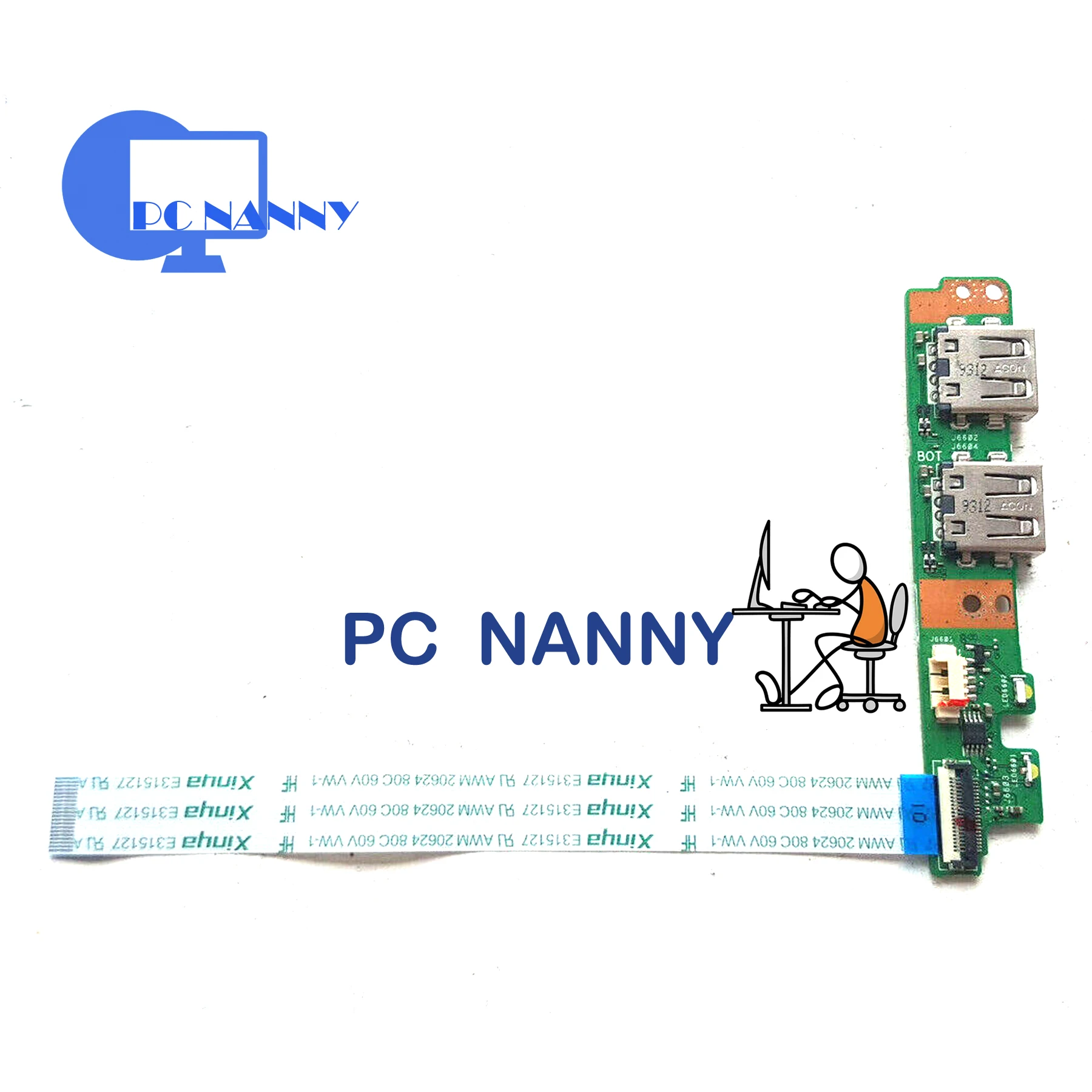 

USB-плата PCNANNY для ASUS VivoBook 15 X512U X512UA x512fg v5000d x512dk