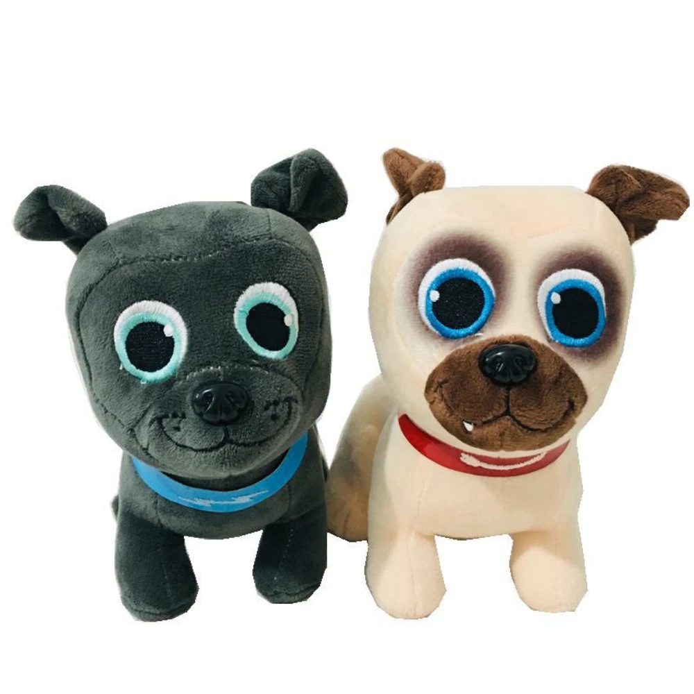 

2pcs/set Puppy Dog Pals Plush Toys Puppy Dog Pals Bingo and Raleigh Bulldog Plush Toys Time Plush
