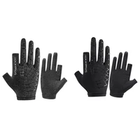 rockbros ice silk gloves sunscreen anti skid mens and womens outdoor anti skid gloves