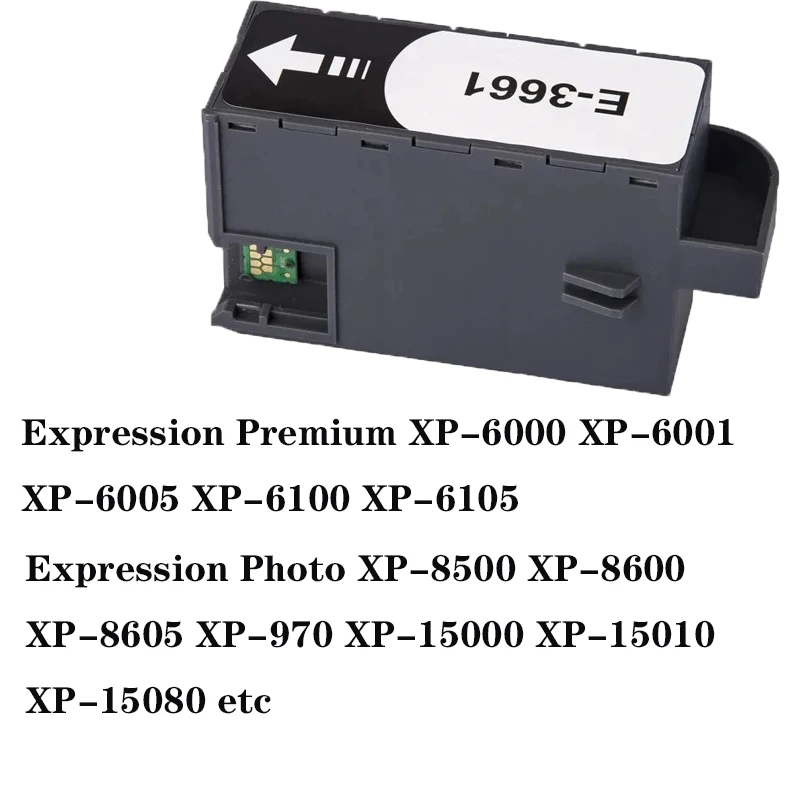 T3661 C13T 366100 Ящик для обслуживания чернил Epson Expression XP6000 XP6005 XP6100 XP6105 XP8500 XP8505 XP8600 XP8605