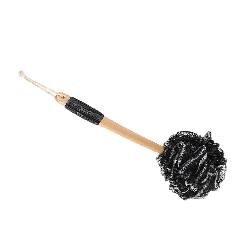 

Bath Scrubber Brush Wood Handle Bath Skin Brush Shower Exfoliating Scrubber