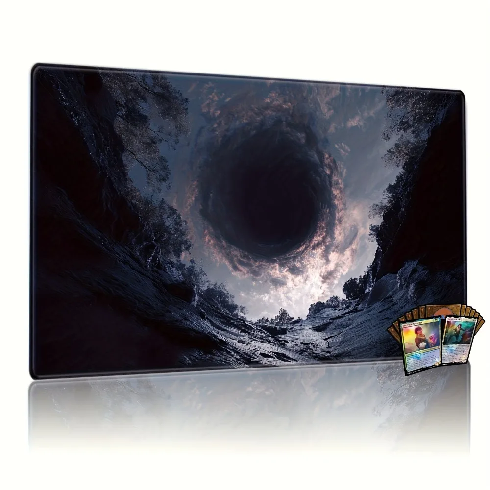 Фото Игровой контроллер TCG с космической тематикой ужасов, прочной резиновой основой, идеально подходит для игр в MTG и TCG, аксессуар для ПК. №1