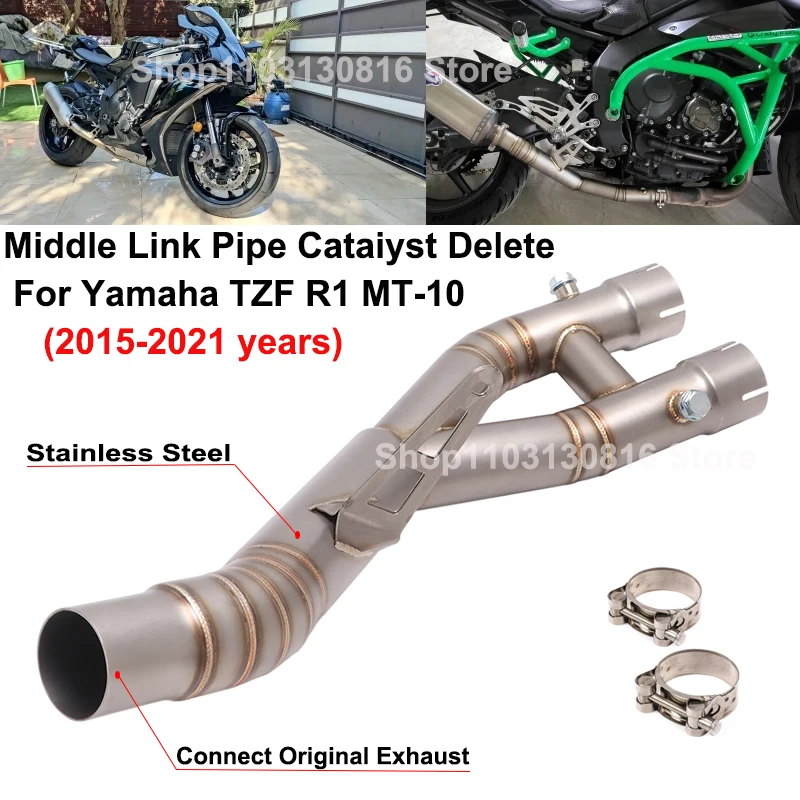 

Выхлопной глушитель для мотоцикла, выхлопной глушитель для мотоцикла YAMAHA R1 YZF-R1 R1 MT10 2015 - 2021