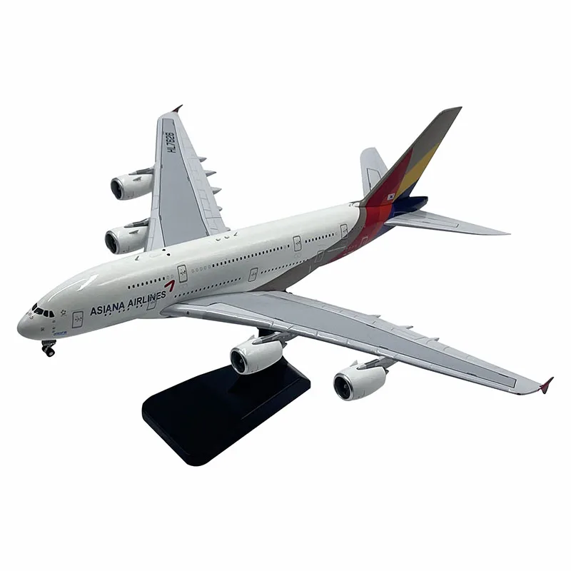 

1:400 Scale Asiana Airlines Airbus Plane A380 HL7626 Alloy Die Cast Aircraft Model Collection Toy Gift Decoration