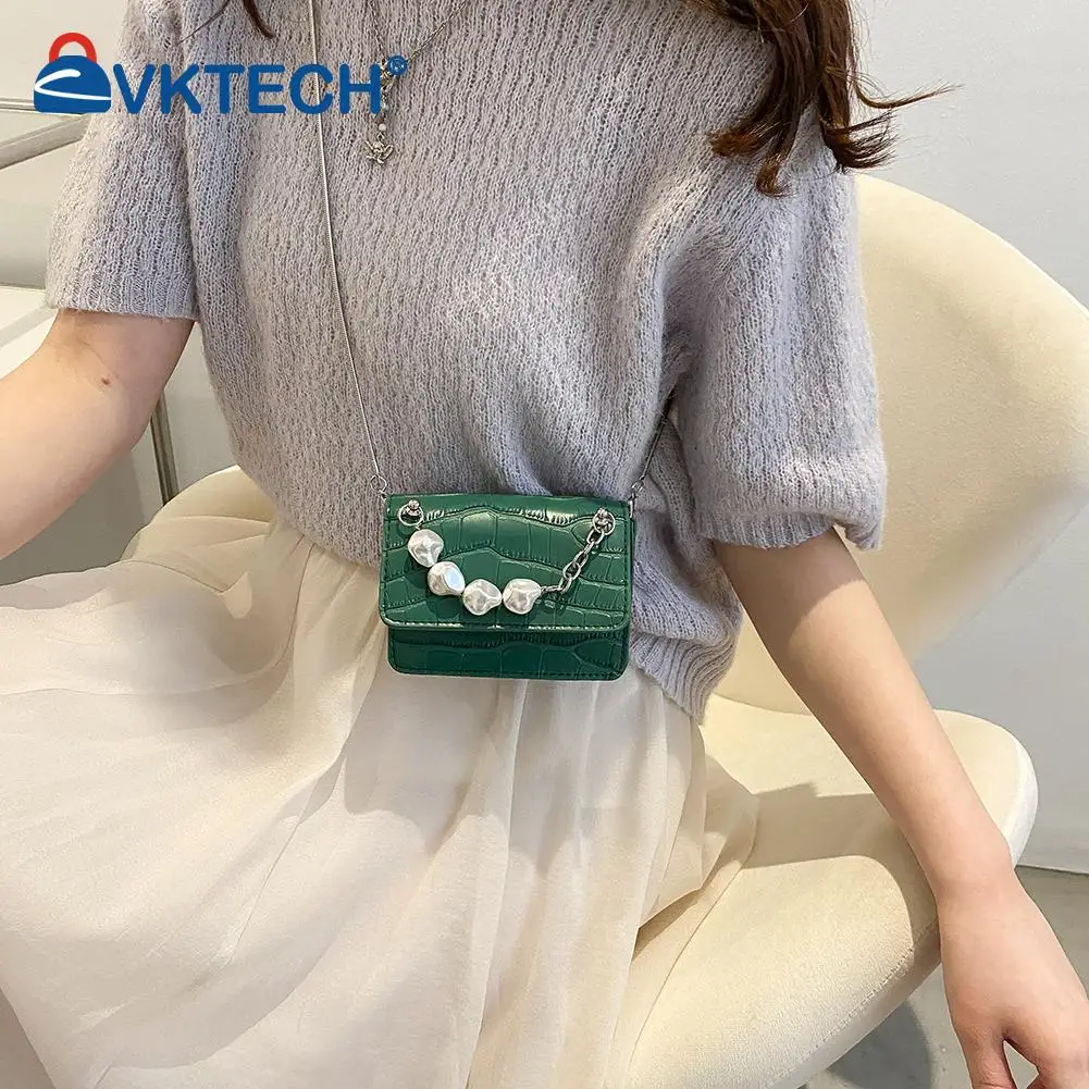 

Fashion PU Leather Women Shoulder Bags Alligator Pattern Solid Crossbody Small Phone Clutch Ladies Travel Casual Messenger Bag