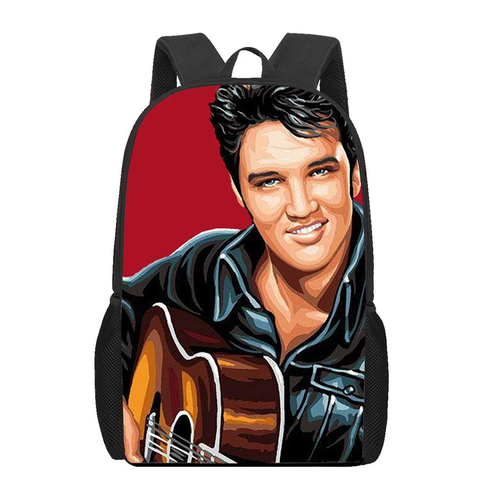 Elvis Presley 3D Print Backpacks For Girls Boys Children School Bags Orthopedic Backpack Kids Book Bag Knapsack