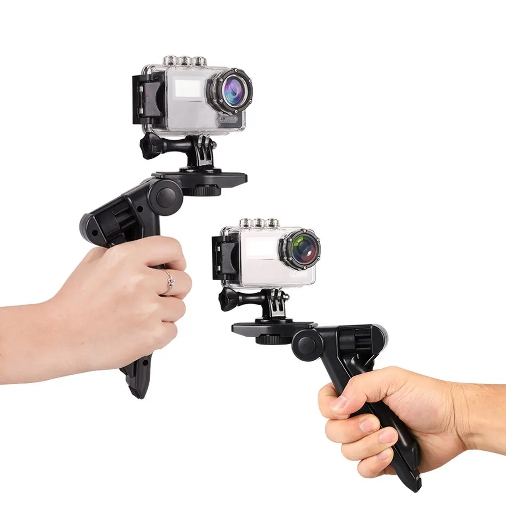 

Universal Mini Hand Pistol Grip Tabletop Travel Tripod Stabilizer Stand Holder Handheld Camera Stabilizer Video for Smartphone
