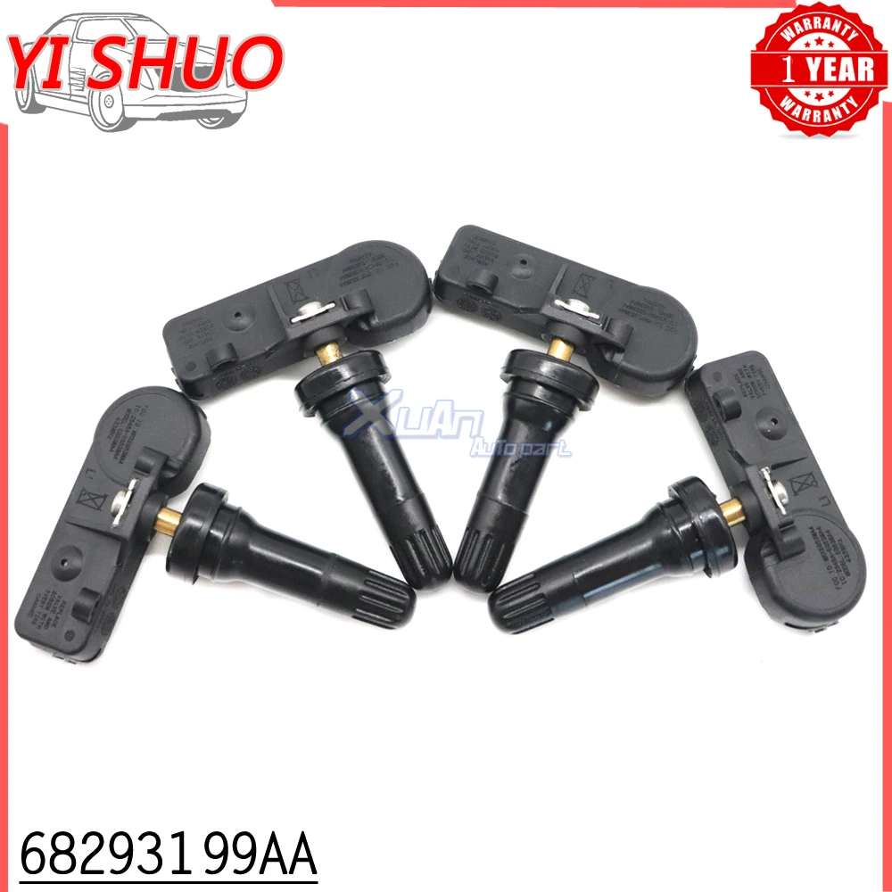 Для Dodge Ram 1500 грузовики 2019 2020 433 МГц TPMS датчик давления воздуха в шинах датчик системы 68293199AA 68293199AB
