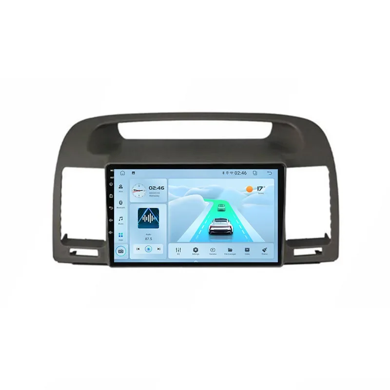 2 din android радио 9 дюймов мультимедийный видеоплеер для Camry 5 VX 30 2001 - 2006 gps навигация
