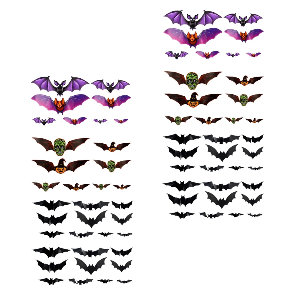 

Wall Stickers Bat 3D Decals Decorations Party Room Window Bats Stickerchildrendecor Removable Animal Pet Supplies Kids Windows