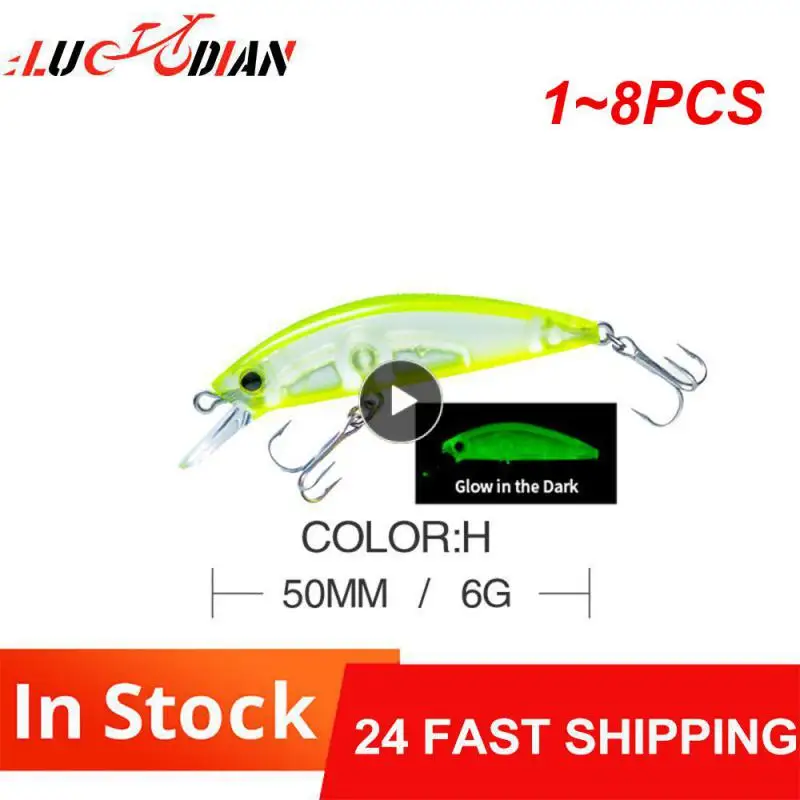 

1~8PCS Heavy Weight Minnow 90mm/110mm Sinking Jerkbait Longcast Fishing Lure Saltwater Sea Bass Plastic Artificial Bait Tackle