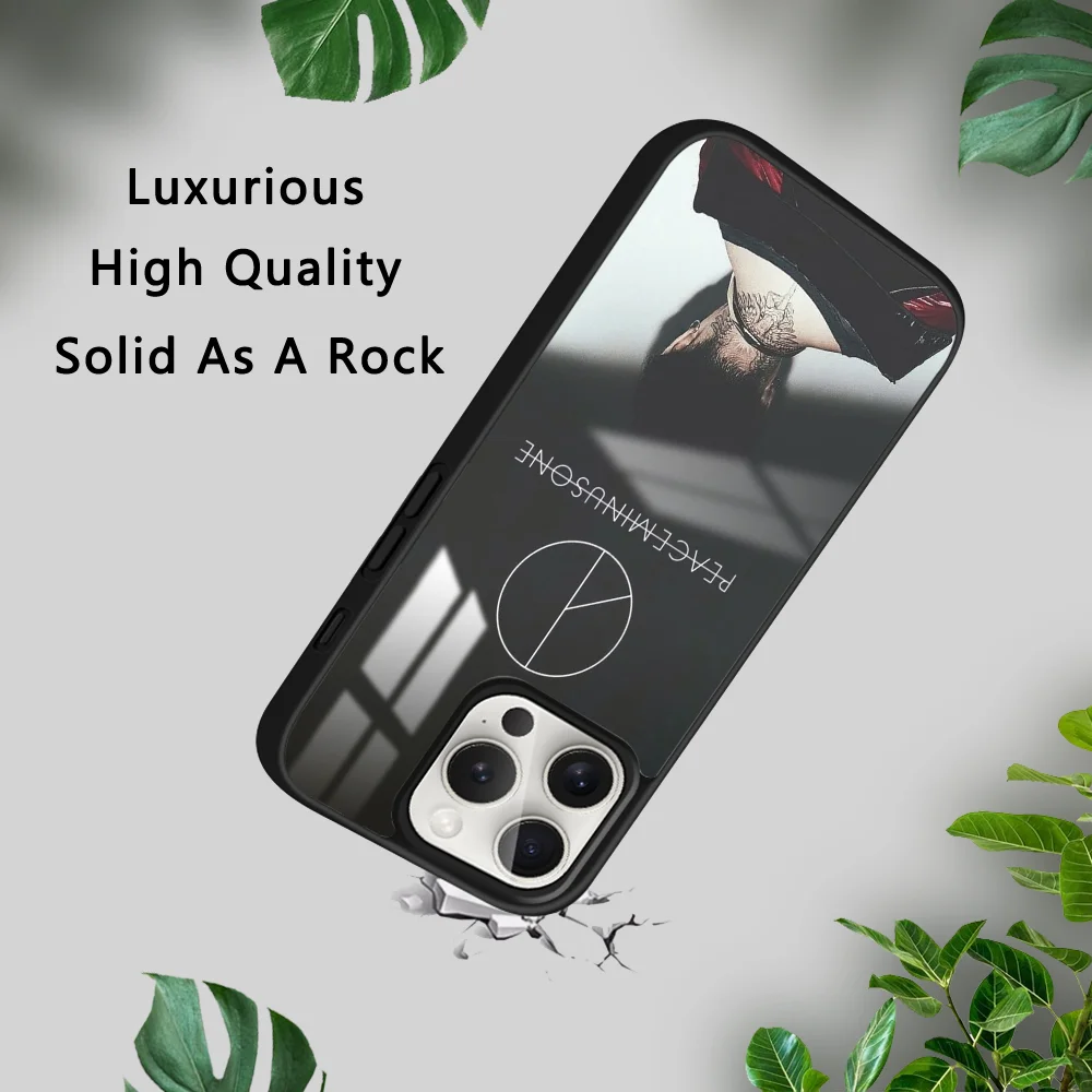 Чехол для телефона P-Peaceminusones B-Banner iPhone 16 15 14 13 12 11 Pro Xs Max Mini Plus Celulares Hard Funda