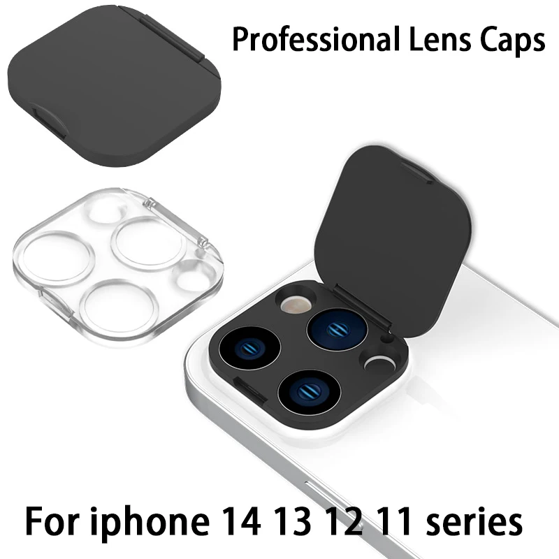 Camera Lens Protector  for iPhone 14 13 12 11 Pro Max Camera Cover Case Protect Privacy & Security Not Affect Facial Recognition