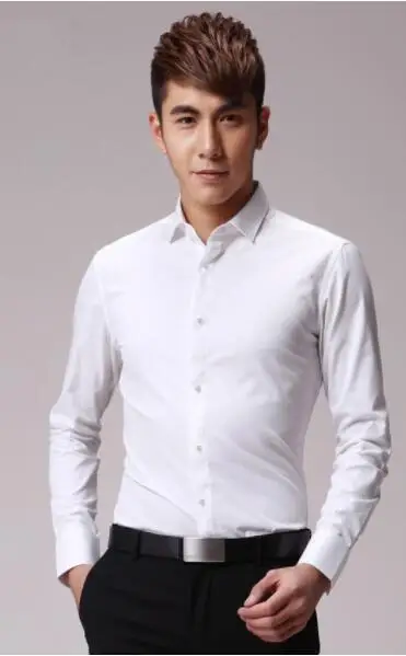 

New autumn long - sleeved shirts men slim cotton men's shirts G-8