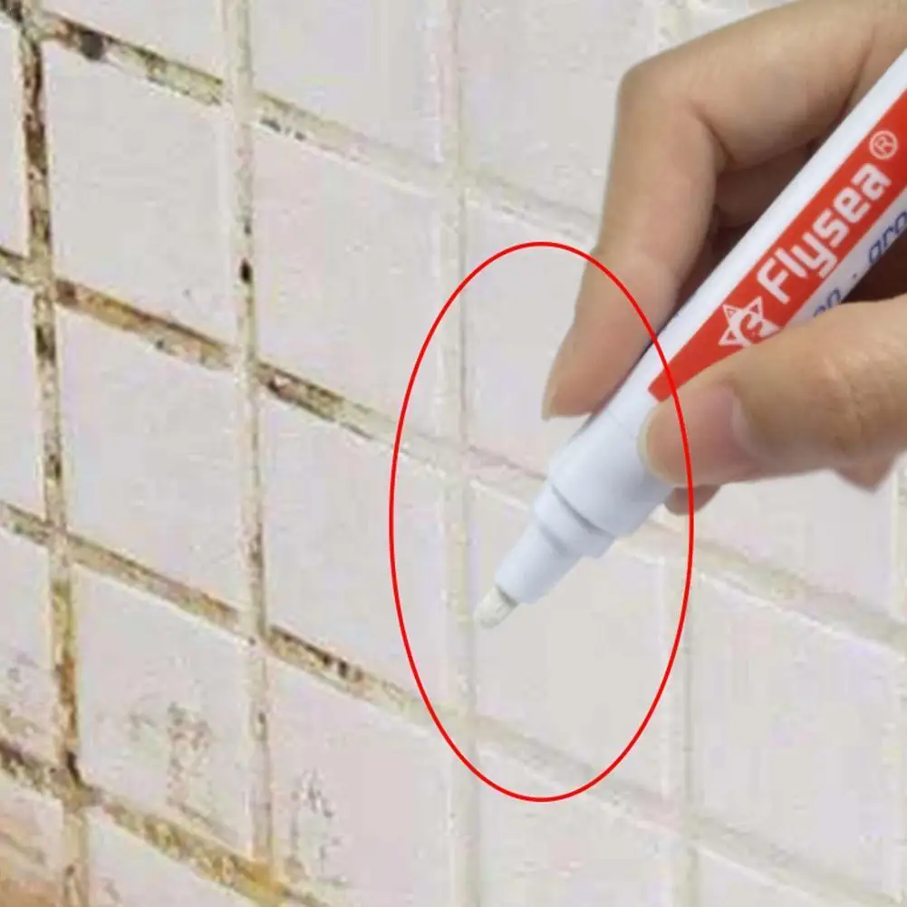 

Color Pen White Tile Refill Grout Pen Tile Gap Repair Bathroom Porcelain Filling Waterproof Mouldproof Cleaner Agents Paint