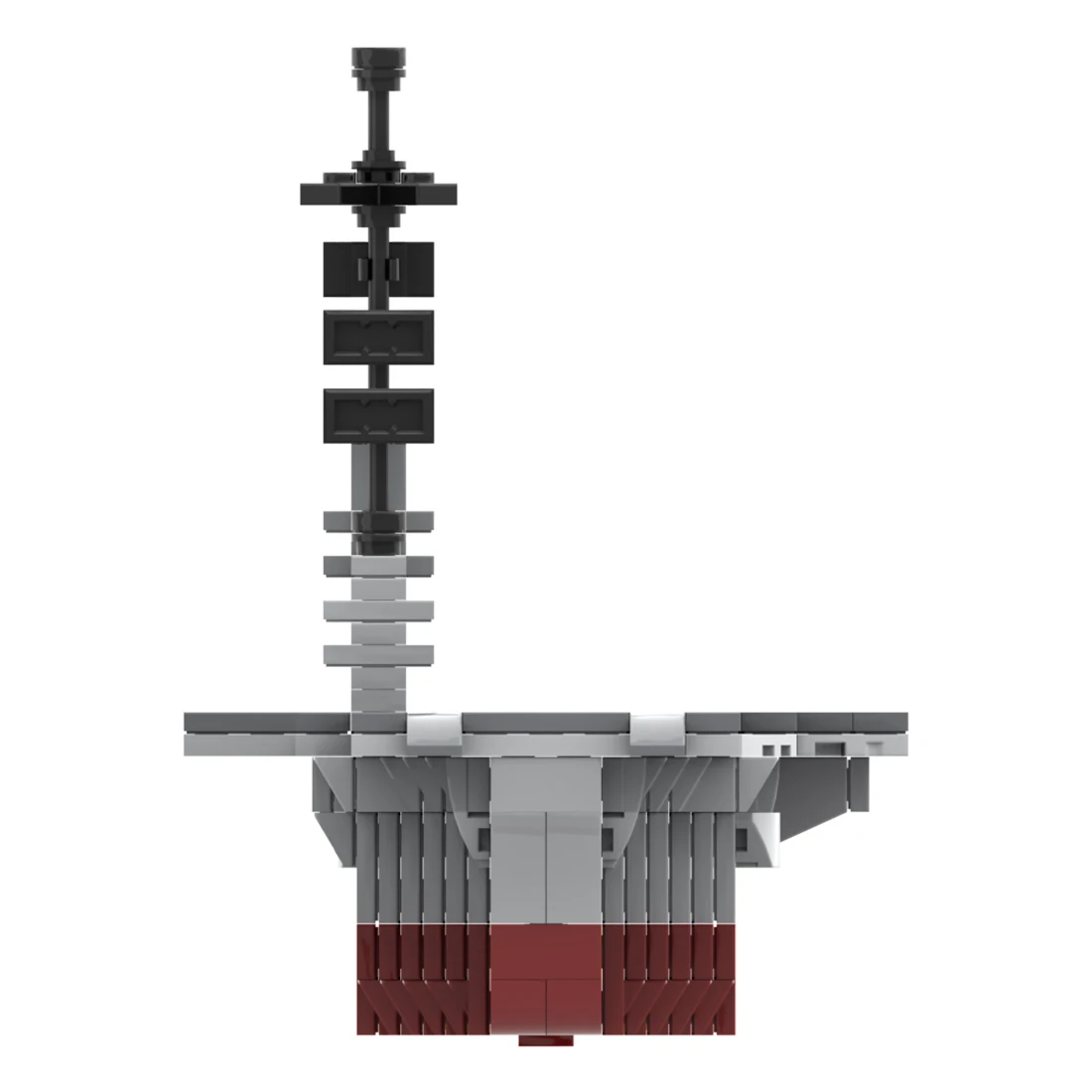 Авторизованный конструктор MOC 1085 шт./компл. USS Lexington строительные блоки для