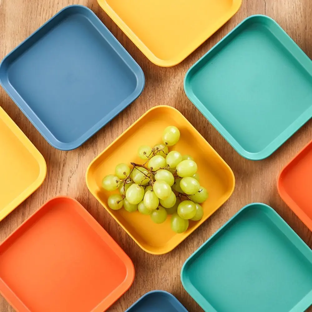 

Plastic Sauce Dessert Tray Spitting Bone Dish Sushi Candy Tray Snack Dessert Tray Table Garbage Tray Kitchen Accessories