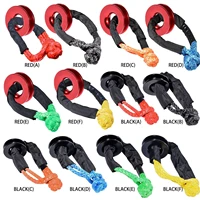 41000lb accessories truck atv towing winch durable suv recovery ring utv snatch pulley tree straps soft shackle off road