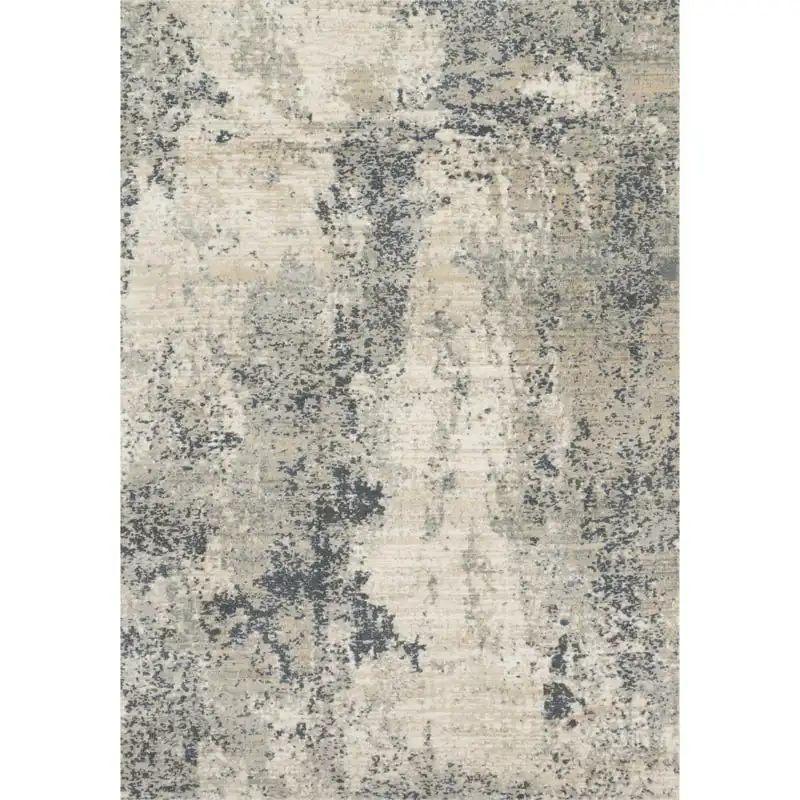 

Abstract Natural / Denim Area Rug