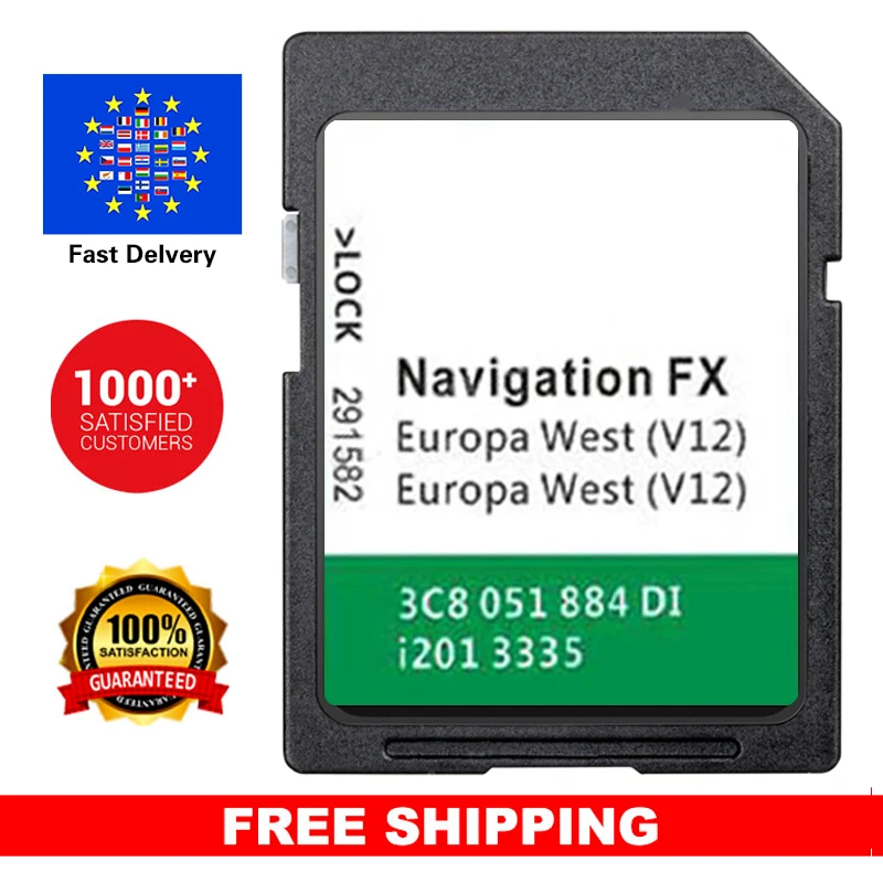 Система навигации DI SD-карта FX V12 WEST EU RNS310