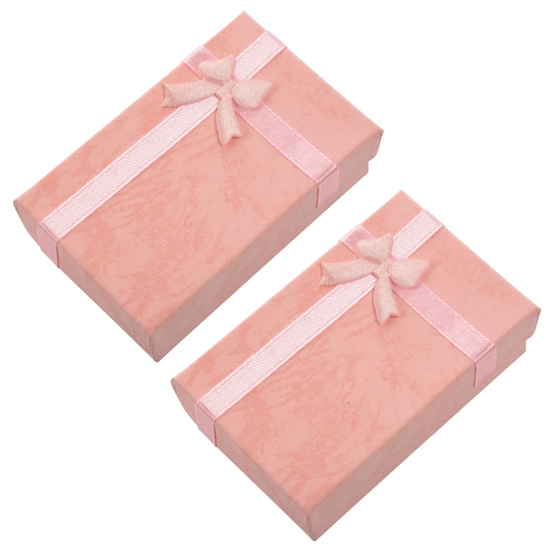 

10 шт. бумажная упаковка, бант, ювелирные изделия, ожерелье, браслет, серьги, кольцо, Подарочная коробка, чехол, стиль-4, прямоугольник (x 5 см)