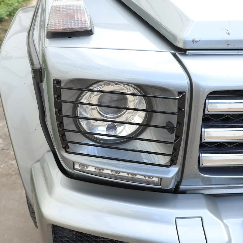 Фото Для Mercedes Benz G class W463 2004-2018 автомобильные фары защитный чехол указатель поворота противотуманные фары защитный чехол автомобильные аксессуары №3