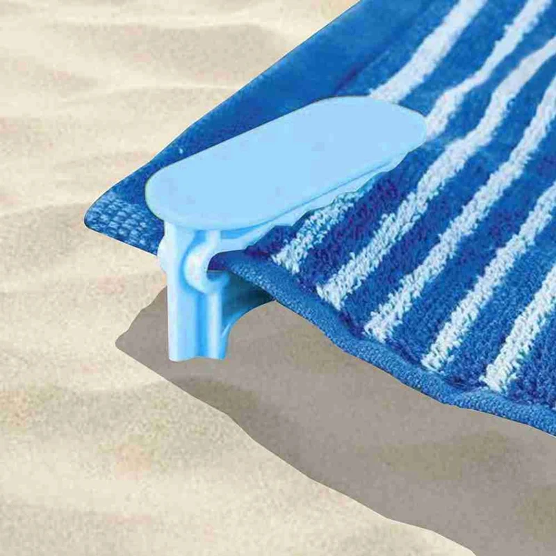 Beach Towel Clip Camping Mat Plastic Picnic Cloth |