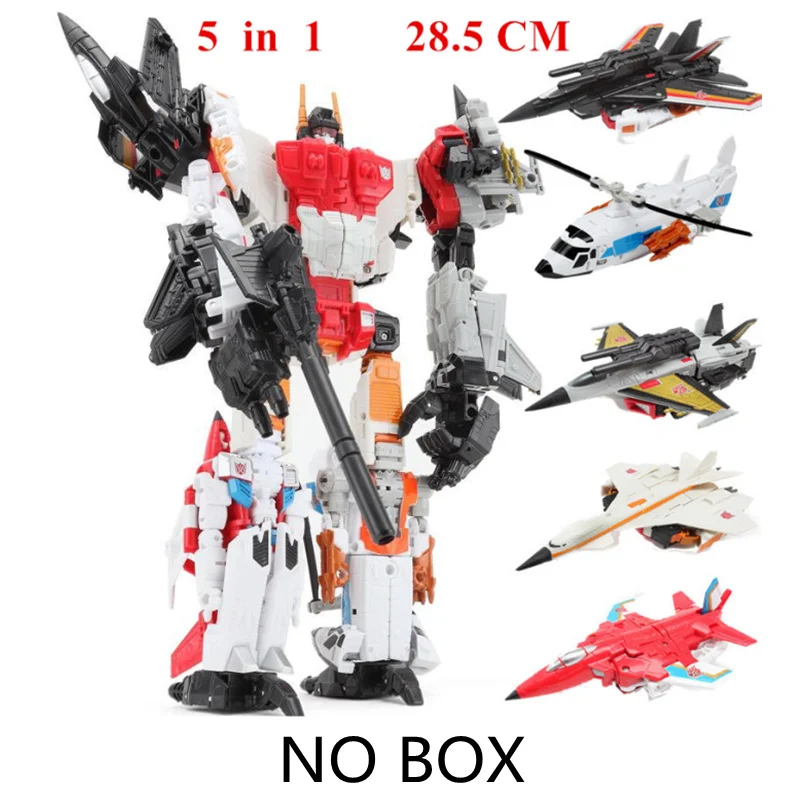 Фото COMBINER WARS KO Haizhixing 5IN1 игрушки-трансформеры Bruticus Defensor Superion 32 см Devastator с наклейкой Autobot Decepticon №2