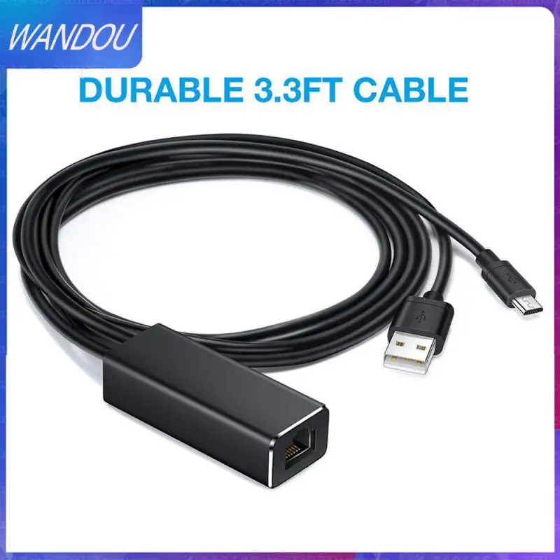 

Адаптер Ethernet для Google Home/ Ultra 480 Мбит/с Micro USB2.0 на RJ45