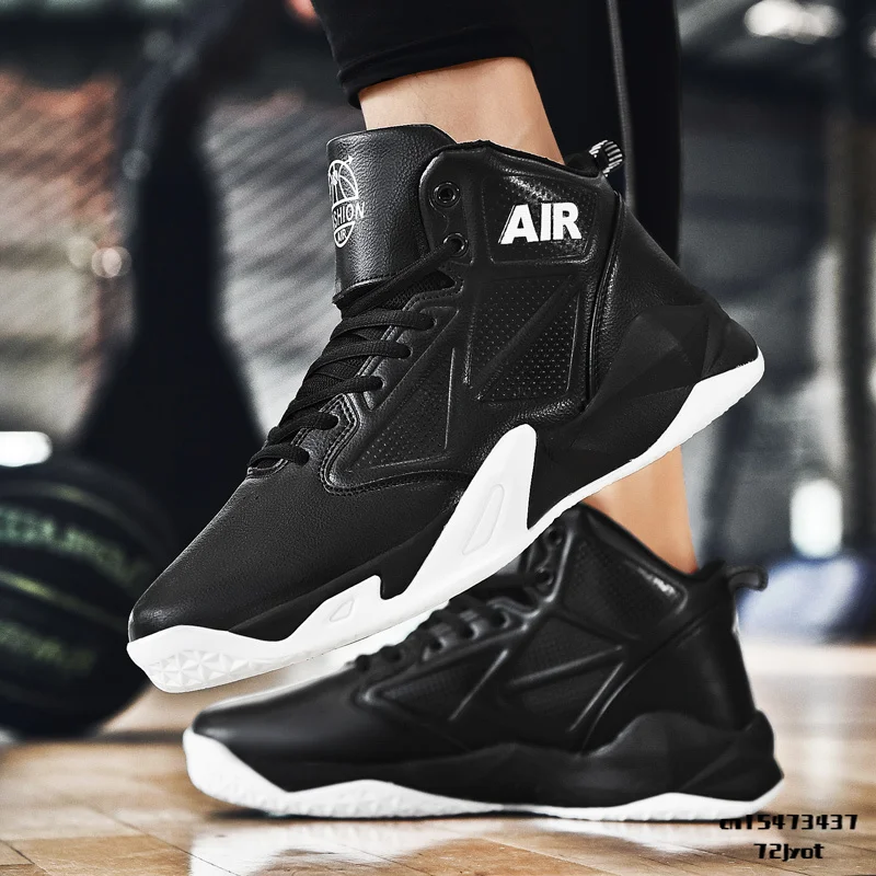 

Plus Size 48 Men Basketball Shoes Outdoor Air Cushion Light Basketball Sneakers Men Anti-skid Shoes for Men Athletic Sneakers