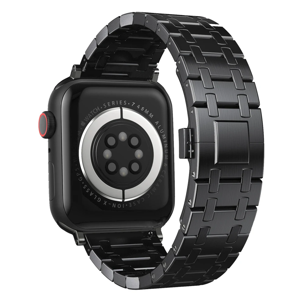 Metal Strap for Apple Watch Ultra Band 49mm 45mm 41mm 44mm 40mm Smart Watch Stainless Steel  Wristband for Iwatch Series 87654SE