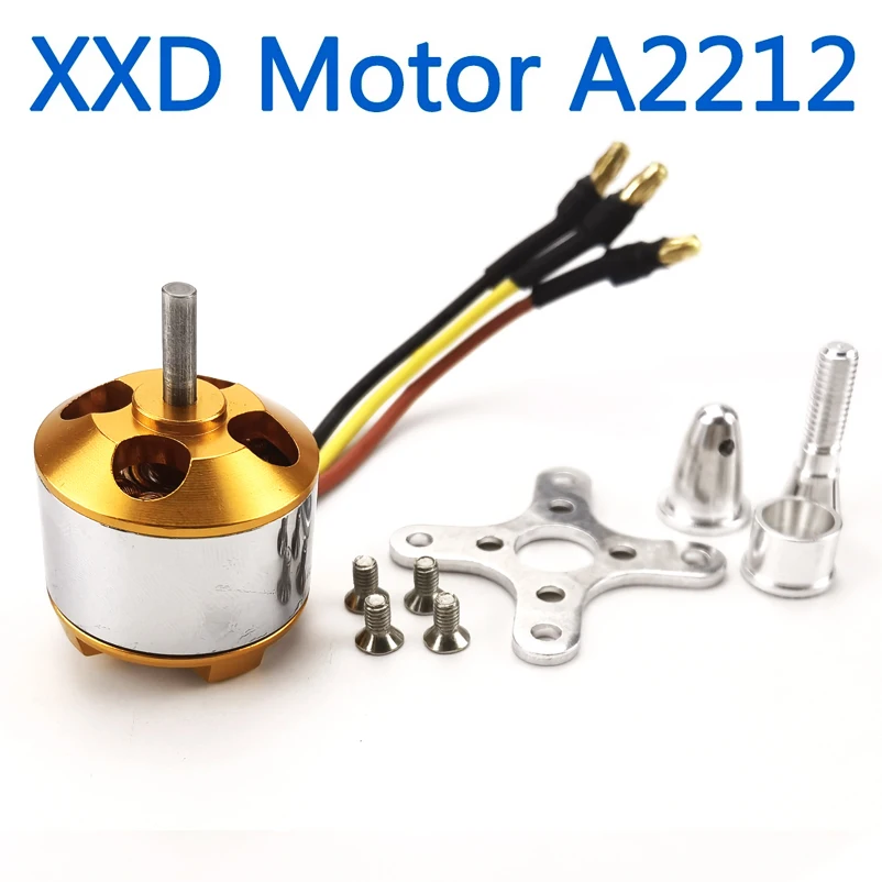 Бесщеточный двигатель A2212, 930KV 1000KV 1400KV 2200KV 2450KV для РУ самолета, мультикоптера, бесщеточный электродвигатель с внешним ротором
