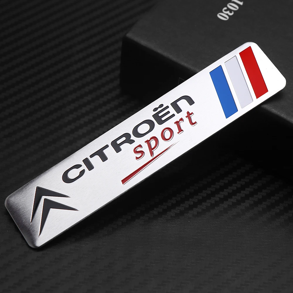 

Стайлинг автомобиля, алюминиевый значок, наклейка на крыло, багажник, декор, наклейка для Citroen C4 C3 C5 C1 C2 C6 Berlingo Celysee Cactus Picasso Saxo