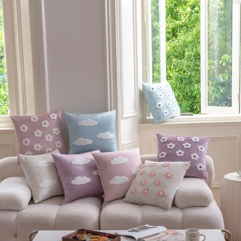 

Autumn and Winter New Korean Style Cushions Simple Fashion Home Sofa Decoration Car Pillow Home Textiles Student Couple