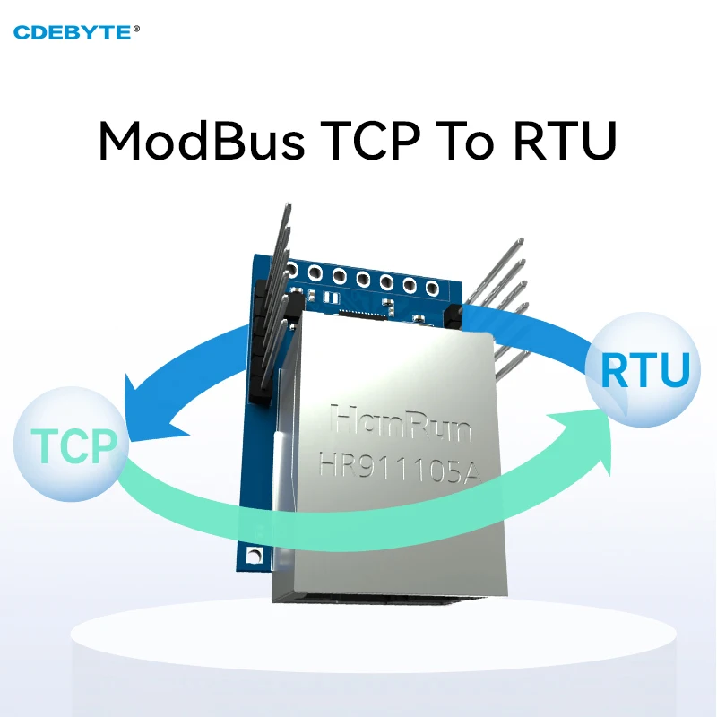 5Pcs NT1 Super Network Port Serial to Ethernet Module CDEBYTE RJ45 TCP to RTU Transparent Transmission ModBus Gateway MQTT DNS
