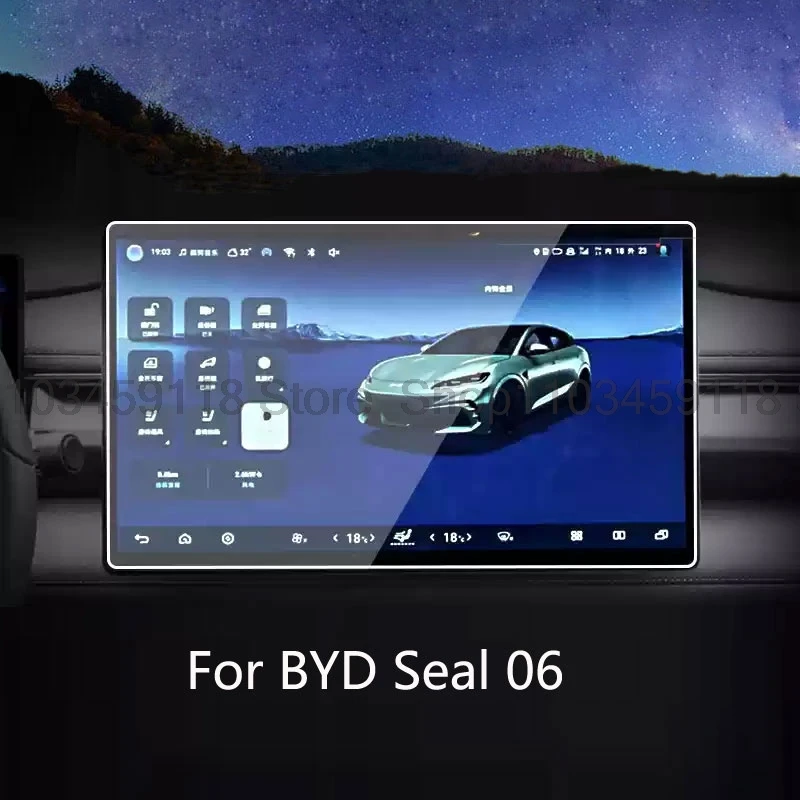 

Защитная пленка из закаленного стекла для BYD Seal 06 GT 2025, BYD Seal DM-i 2023 2024, автомобильная GPS-навигация, сенсорный экран, пленка против царапин
