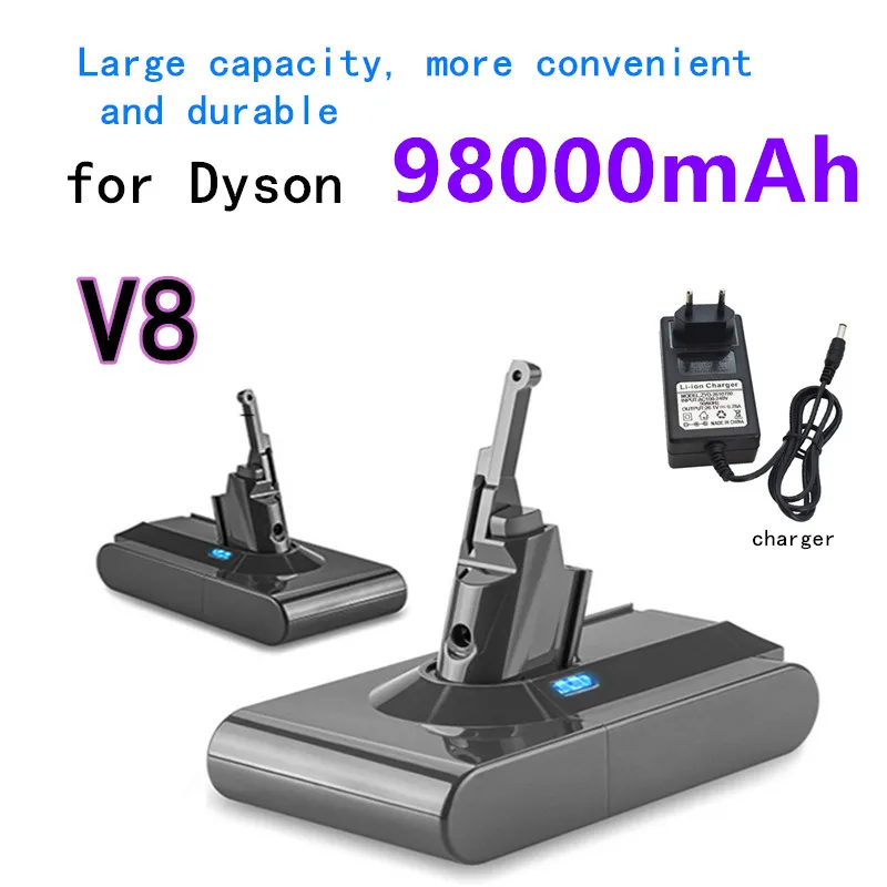 

Сменный аккумулятор Dyson V8, 21,6 в, 98000 мАч, для пылесоса Dyson V8