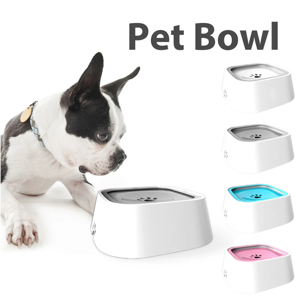 Pet Floating Bowl Pet Water Bowl Water Drinker Splash Proof Non-Wetting Mouth Dog Cat Bowl Water Dispenser Portable Pet Dog Bowl