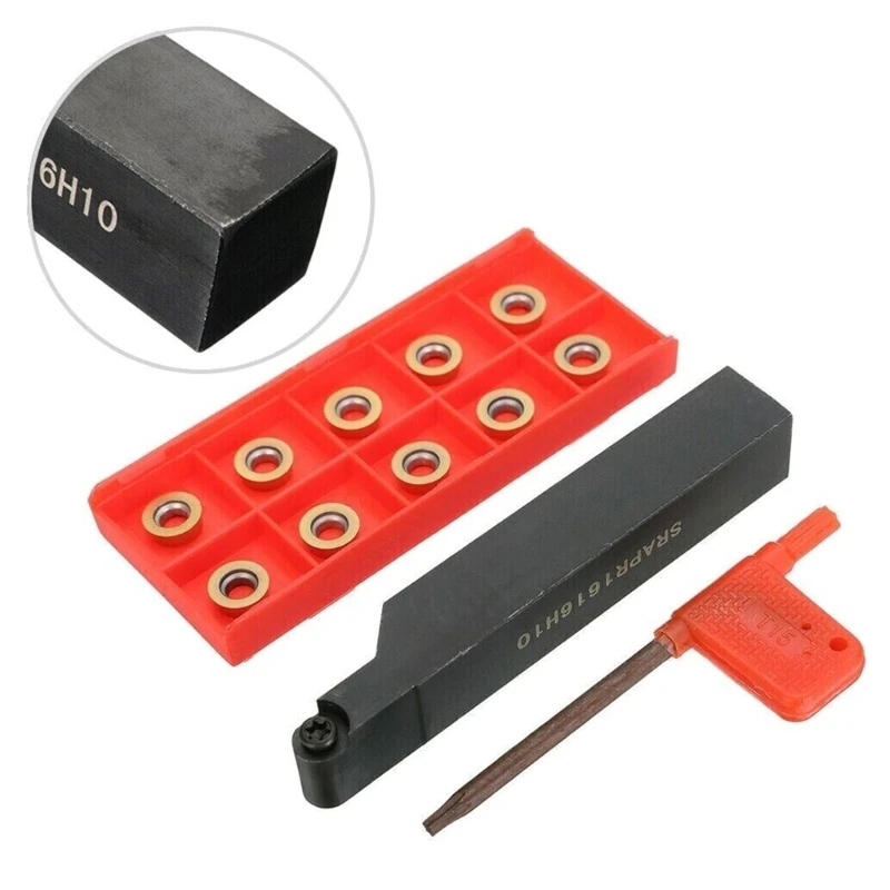 Индексируемый держатель токарных станков по металлу SRAPR1616H10 с 10 шт. RPMT10T3MO