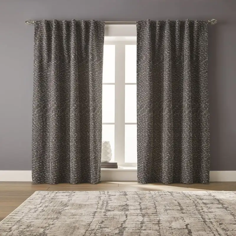 

Blackout Curtain Panel, 50" x 84", Black