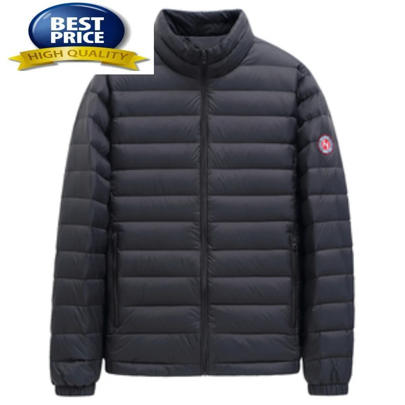 

Winter Puffer Autumn Jacket Men Short Casual White Duck Down Jacket Stand Collar Fashion Men Warm Coat Chaqueta Hombre Lq