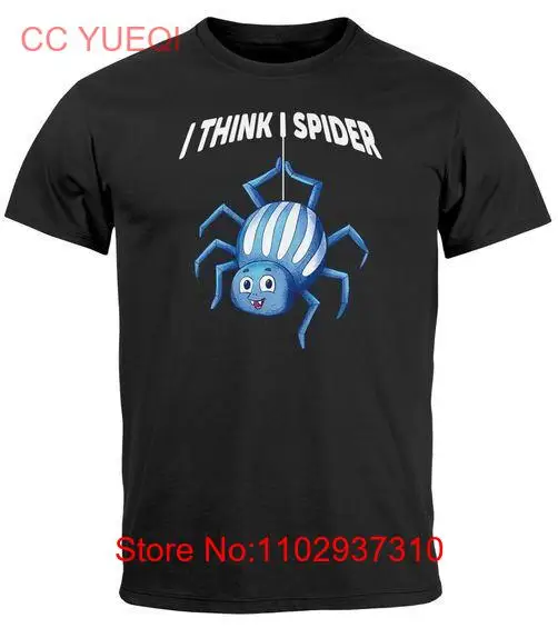 Мужская футболка I Think Spider Denglish Believe Meme