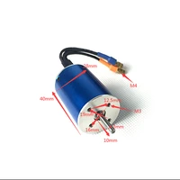 dt brushless%c2%a02838 3200kv motor rc accessory for electric racing rc boats m430 spare part diy model th02809 smt8