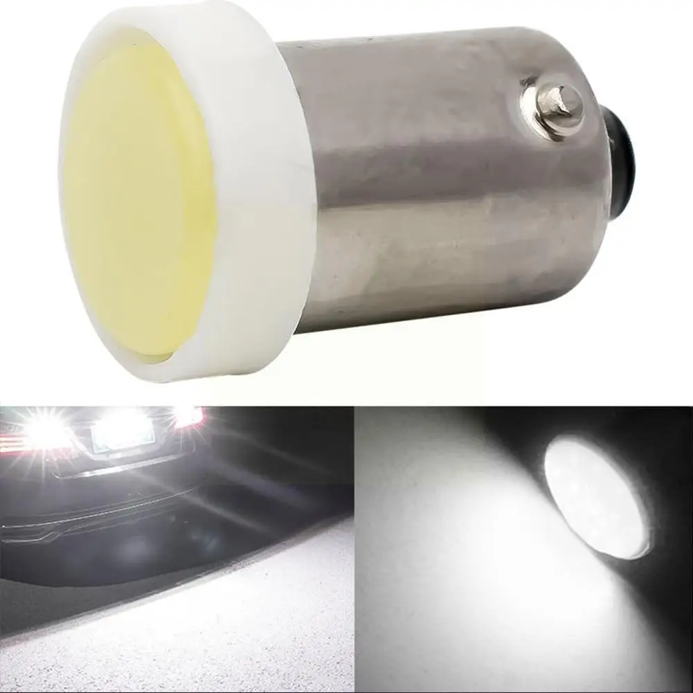 

1pc BA9S Round LED Car Width Light Signal Lamp Car Reading Plate Bulbs Interior License Car Parking Lamp Light Dome Lights A0K7