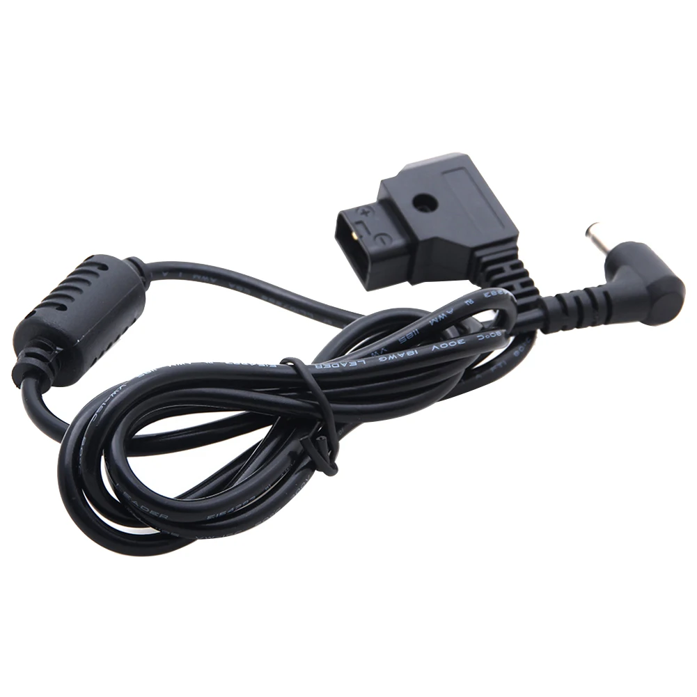 

D-Tap Male To Right Angle Replacement DC 5.5x2.5mm Connector Stable For DSLR Coiled Camera Monitor BMCC V-Mount Power Cable